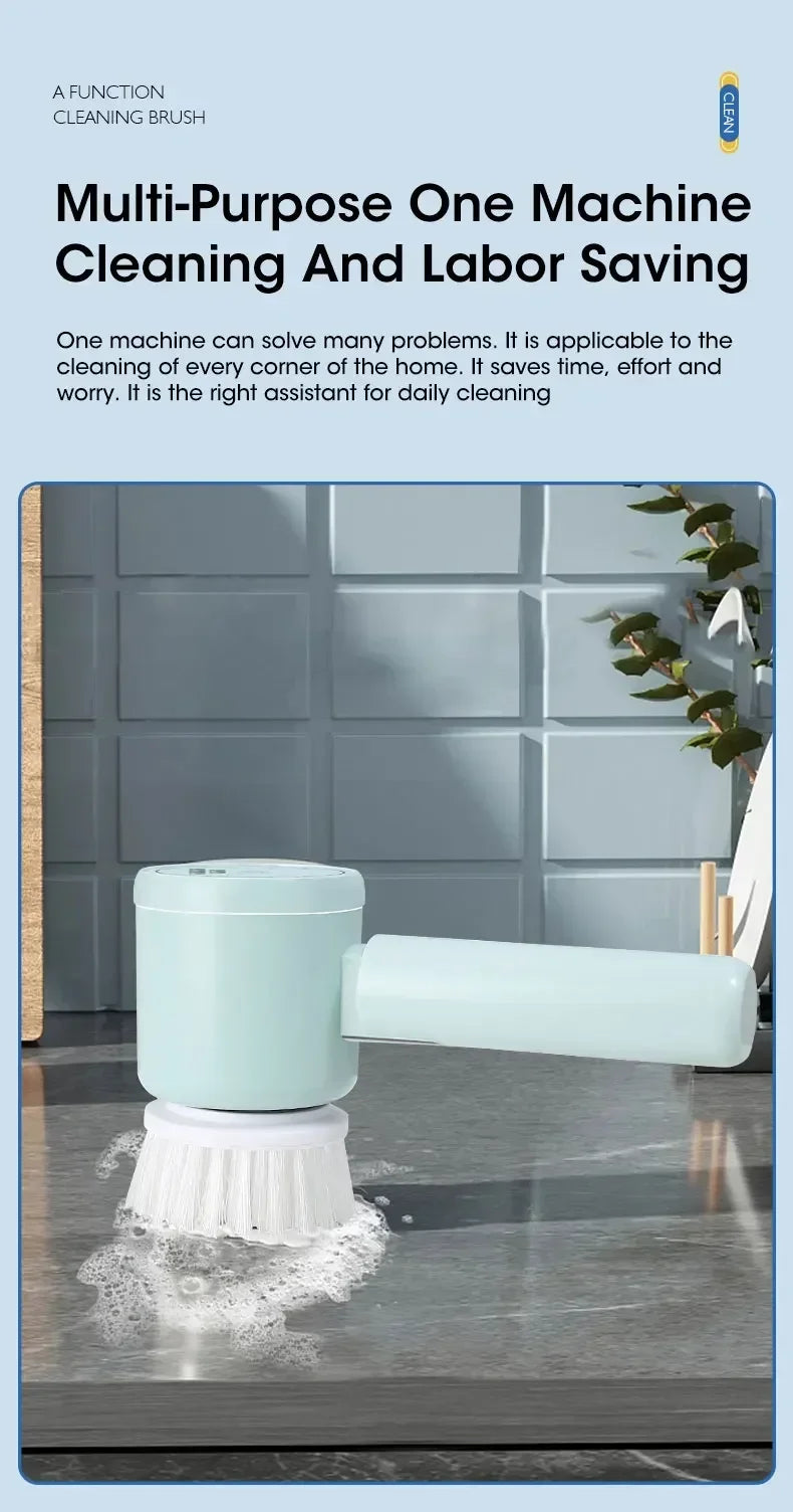 TurboScrub 360™ – Escova Elétrica Recarregável